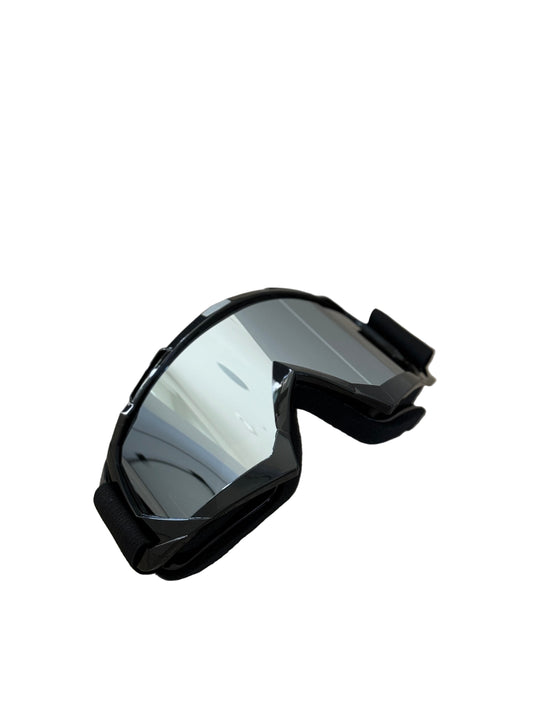 FEARLESS GOGGLES - BLACK/SILVER LENS