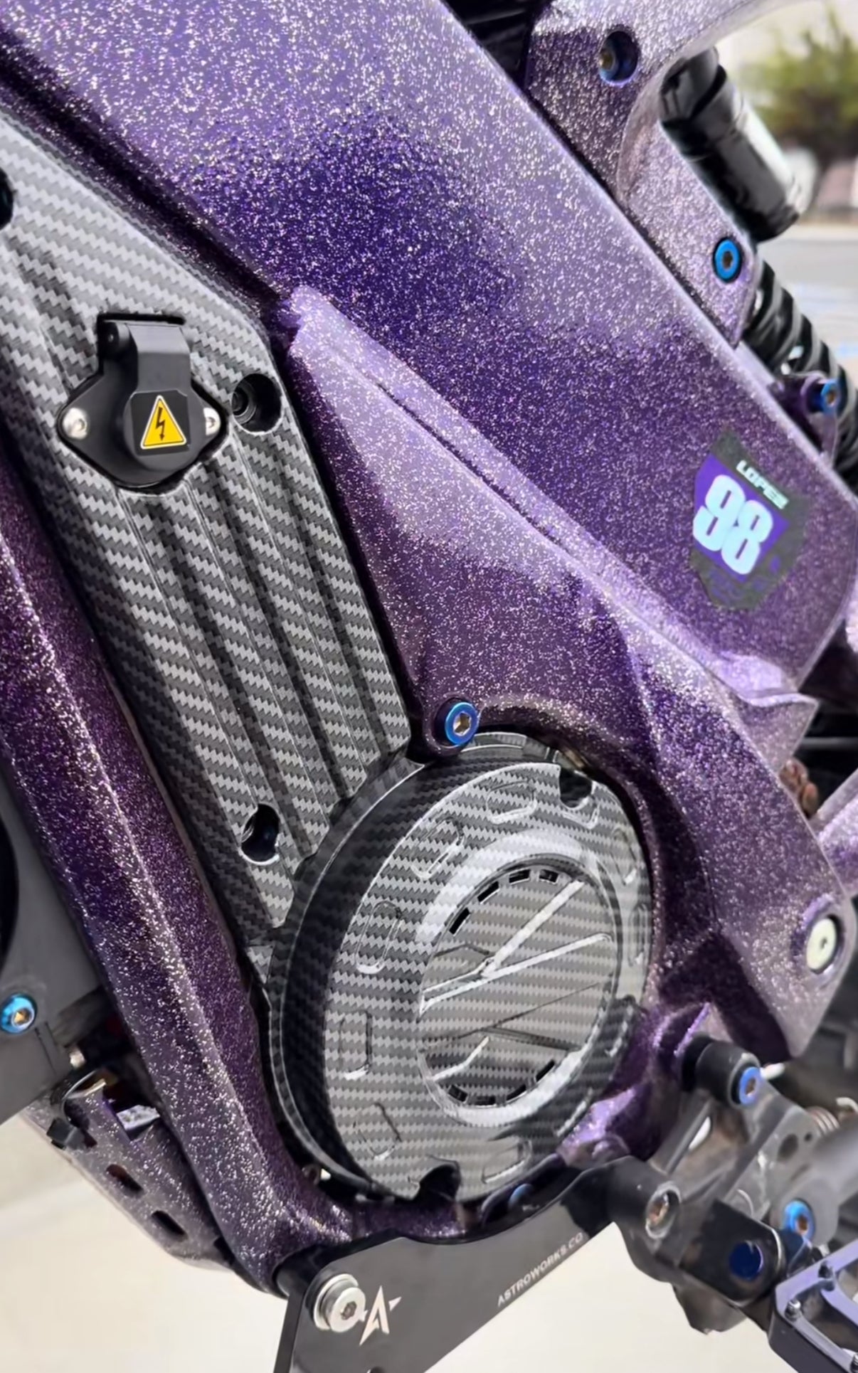 Talaria X3 Carbon Plastics Kit (Not a wrap)