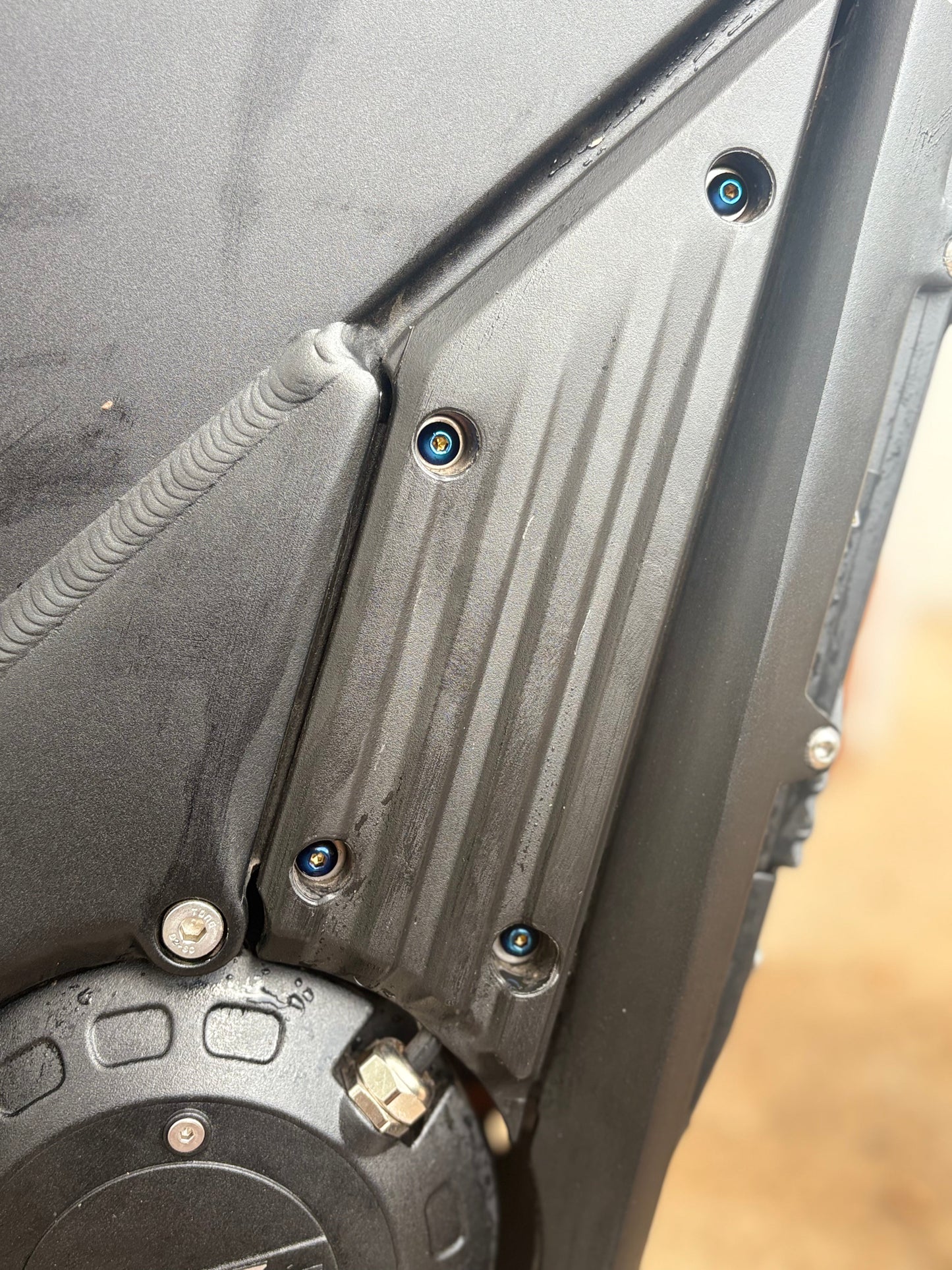 Talaria x3 side panel titanium bolts