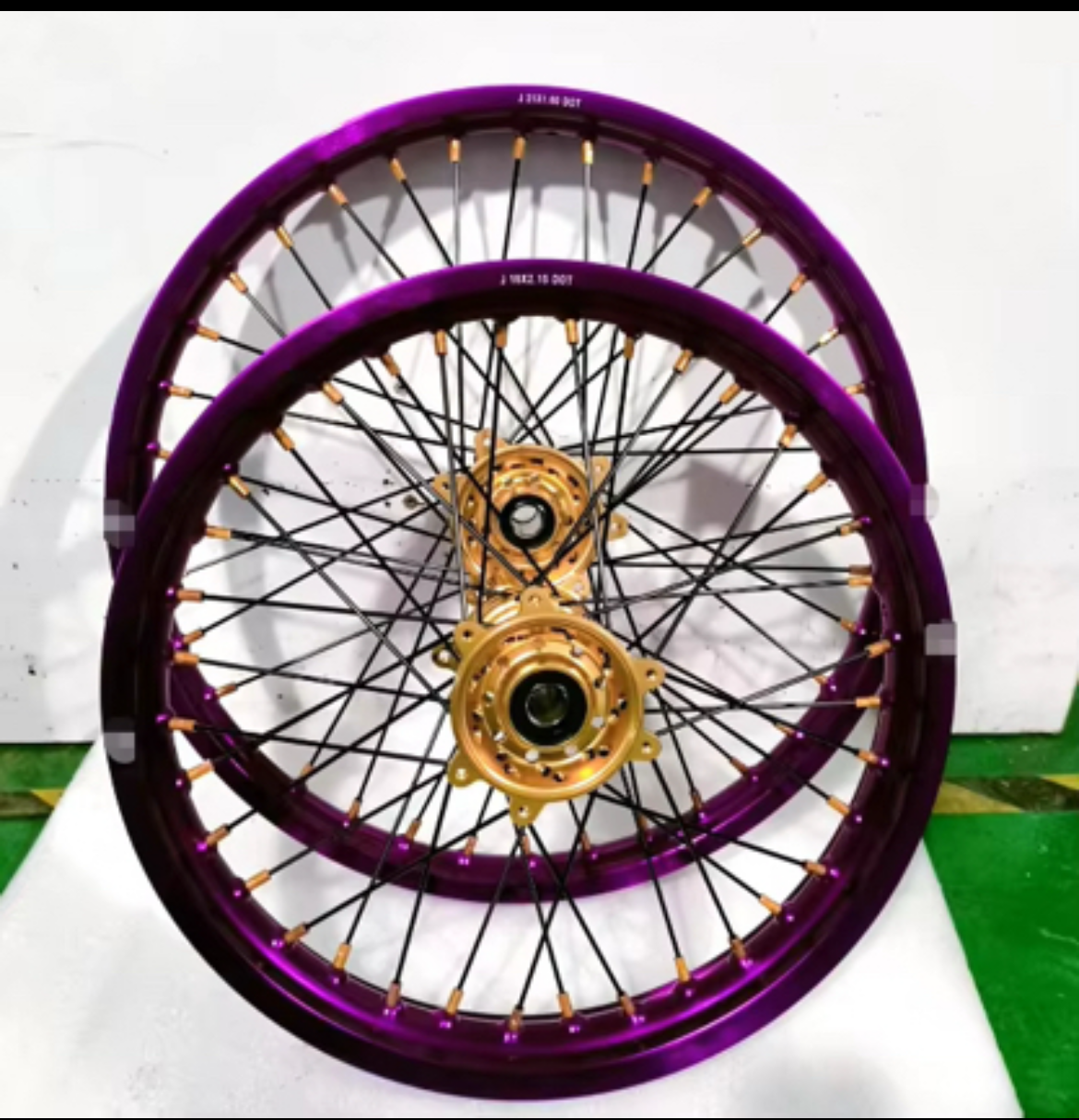 Supermoto Wheel Set For Surron LBX/E Ride Pro/Talaria XXX, MX3, MX4, and 79Bike