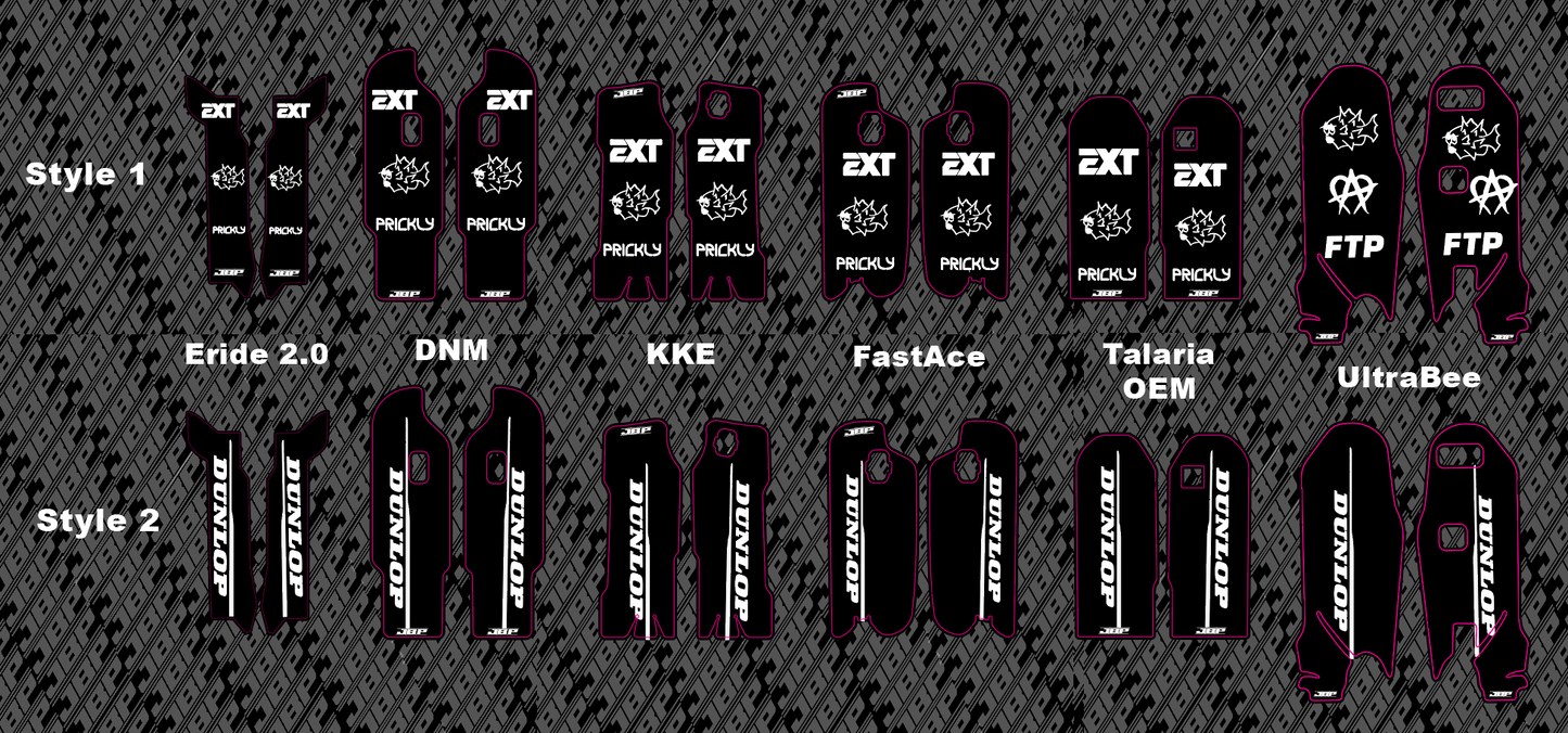 Predesigned Fork Guard Decals