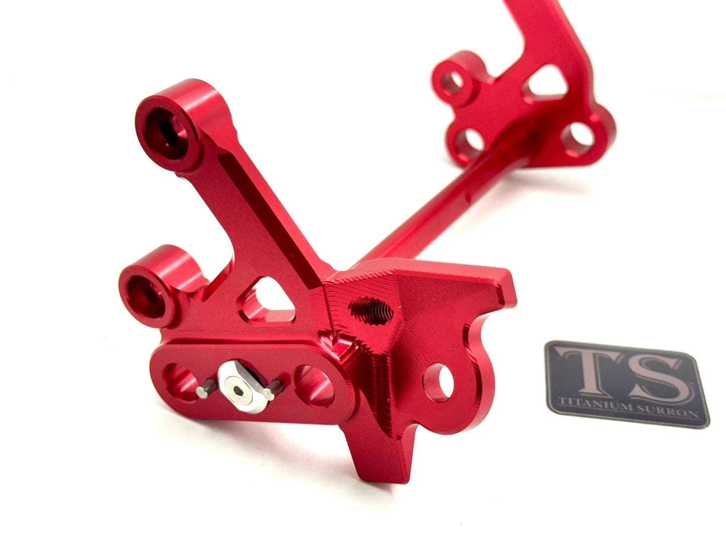 Custom CNC Aluminum Footpeg Bracket Assembly E-Ride Pro