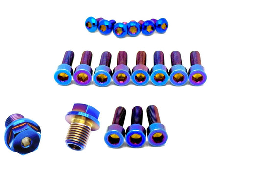 Titanium FastAce Fork Bolt Kits ALX13RC (2.0), AHX12RV (Gravitee), ALX32RC