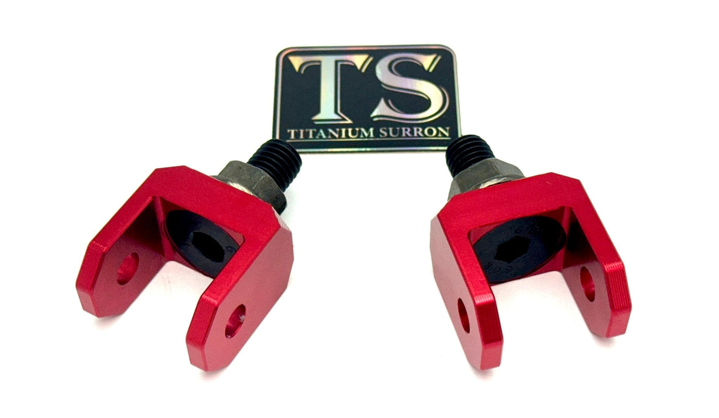 Footpeg Bracket Connectors in Solid Color for E-moto